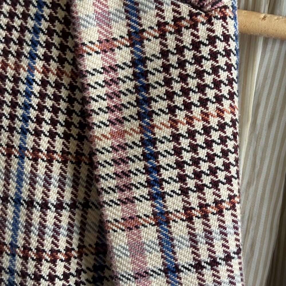 Veronica Beard Miller Dickey Jacket Plaid Cotton Blazer Multi Color Size 4 USA - Picture 3 of 9